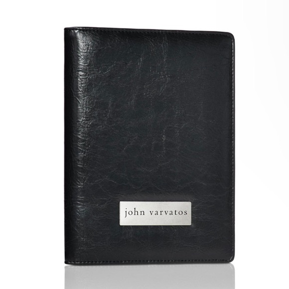 John Varvatos Leather Notebook